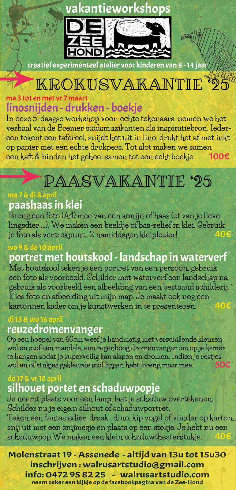 programma krokus en paasvakantie 2025